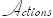 Actions line