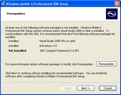Windows Mobile 6 Pro SDK
